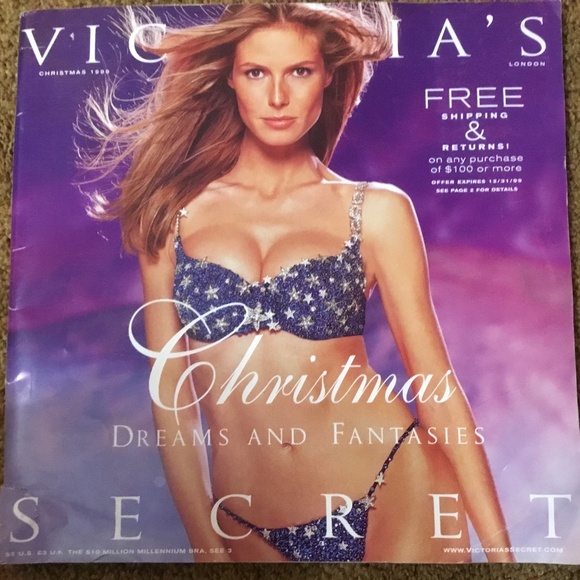 Victoria’s Secret HEIDI Klum Christmas 1999 - Picture 2 of 10